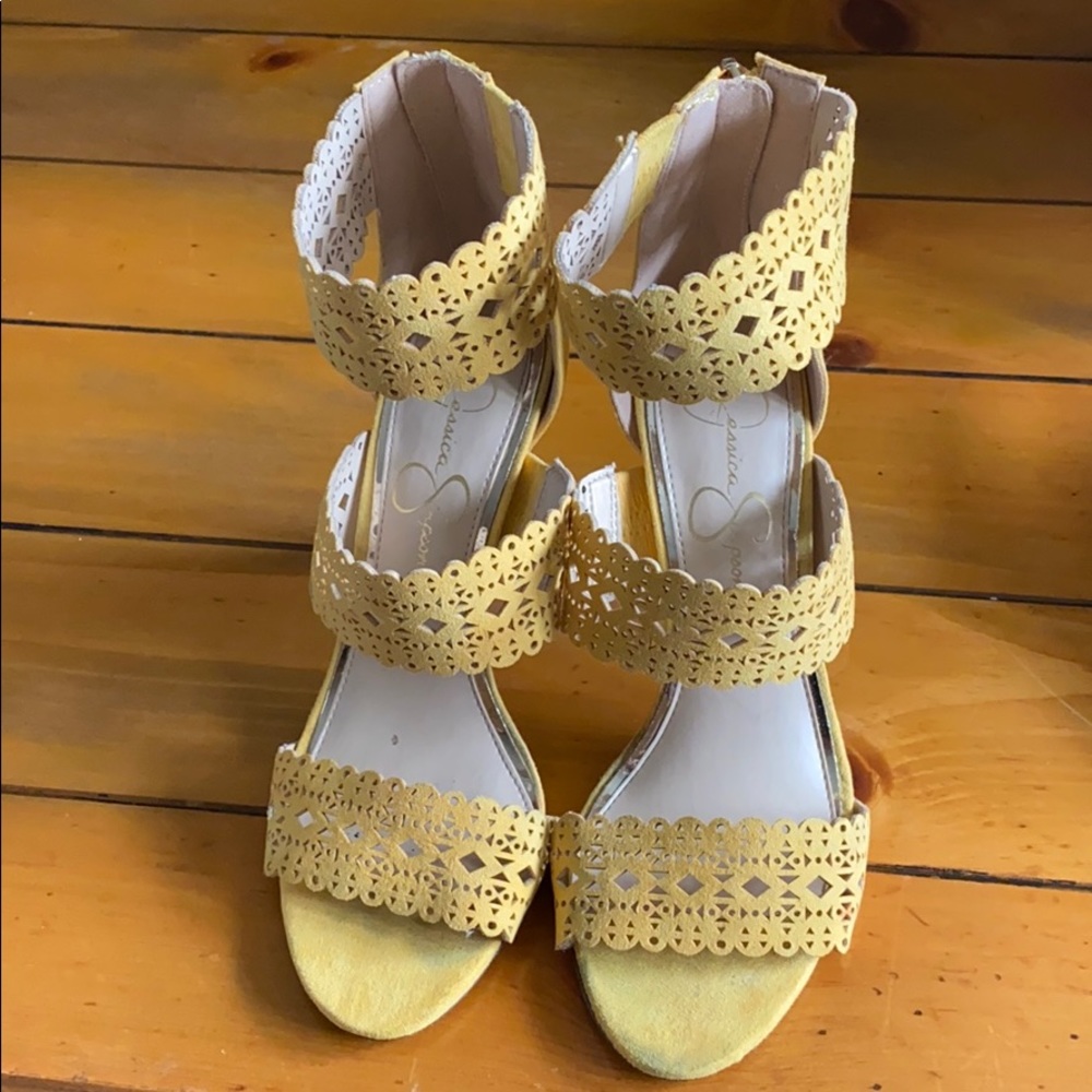 Mustard Yellow Jessica Simpson Jillesa 3 Sandal
